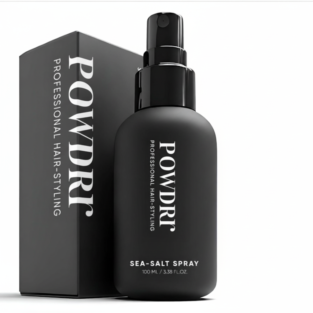 POWDRR Sea Salt Spray (100 ML) Hair Volume, Texture, Smooth Hair With Bhringraj, Vitamin E - Hair Styling